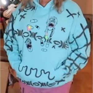 Trisha’s SADBOY 2005 Emo-Pill Hoodie NWT